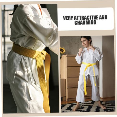 VANZACK 2Pcs Taekwondo Belt Durable Karate Belt for Martial Arts Training Comfortable Lightweight Design for Teens and Adults in Saudi Arabia