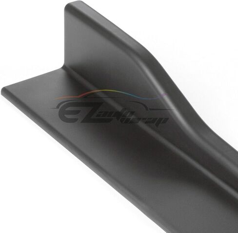 Ezauto Wrap Gloss Black Universal Car Skirt Skirt Extension spritters Winglet Wing Canard Rocker Panel Phody Kit Diffusers Accessories Left/Right in Saudi Arabia