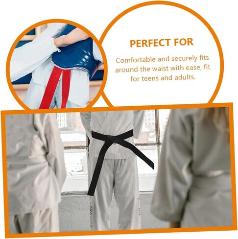 BESPORTBLE 3pcs Multi-Function Karate Belts Karate Boys and Girls Costume Belt Taekwondo Wrist Guard Elasticated in Saudi Arabia