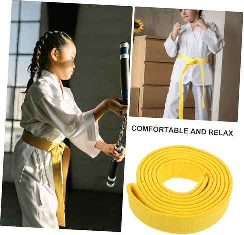 حزام الكاراتيه Besportble for Taekwondo Lightweight Arts Belt مريحة مرنة لممارسة الصيف ناتج in Saudi Arabia
