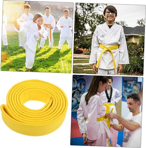 حزام الكاراتيه Besportble for Taekwondo Lightweight Arts Belt مريحة مرنة لممارسة الصيف ناتج in Saudi Arabia