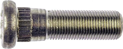 Dorman 610-281 Front 5/8-18 Serrated Wheel Stud - .724 in. Knurl, 2-7/32 in. Length Compatible with Select Chevrolet/Dodge/GMC Models, 10 Pack (Made in USA) in Saudi Arabia