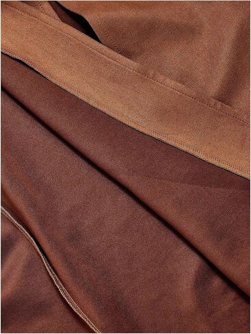 MakeMeChic Women's Suede Cape Jacket Collared Open Front Vintage Retro Coat Outerwear in Saudi Arabia