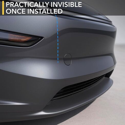 TWRAPS Mini Bumper PPF لـ Tesla Model Y (قبل نوفمبر 2022، أجهزة استشعار وقوف السيارات)، غطاء فيلم حماية الطلاء المضاد للخدش مناسب حسب الطلب، شفاء ذاتي، كامل مع مجموعة التثبيت، ملحقات Tesla Model Y in Kuwait