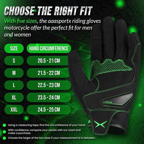 Breathable Motorcycle Gloves for Men with Kevlar & TPR Palm Protection Hard Knuckles Touchscreen in Kuwait