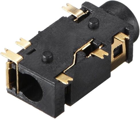 3.5 mm Audio Jack Connector PCB Mount Female Socket 6 Pin PJ-311D/PJ-342B 30V 0.5A 1W in Saudi Arabia