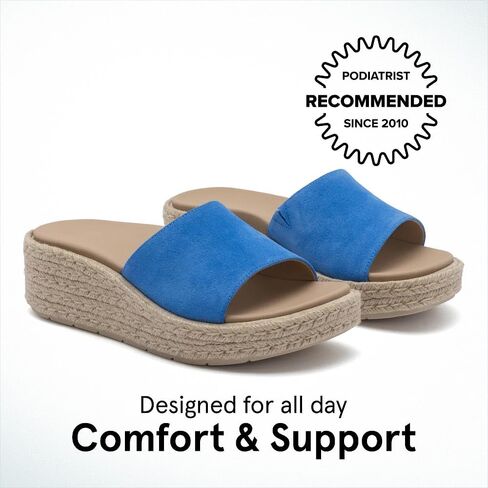 Abeo Solstice Slide Platform Sandals | تنزلق على سيدات النساء | espadrilles للنساء | كرة آلام كرة القدم | منصات مشطنية مدمجة | وسائد كرة القدم للنساء in Kuwait