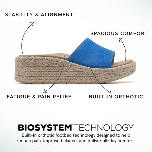 Abeo Solstice Slide Platform Sandals | تنزلق على سيدات النساء | espadrilles للنساء | كرة آلام كرة القدم | منصات مشطنية مدمجة | وسائد كرة القدم للنساء in Kuwait