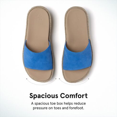 Abeo Solstice Slide Platform Sandals | تنزلق على سيدات النساء | espadrilles للنساء | كرة آلام كرة القدم | منصات مشطنية مدمجة | وسائد كرة القدم للنساء in Kuwait