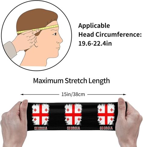 Headband Sports Sweatbands for Men Women Workout Athletic Running Yoga Basketball Gym Hairband Wristbands in Saudi Arabia