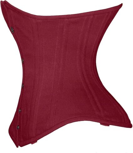 luvsecretlingerie Heavy Duty 26 Double Steel Boned Waist Training Cotton Underbust Shaper Wider Hips Corset #450-C2 in Kuwait