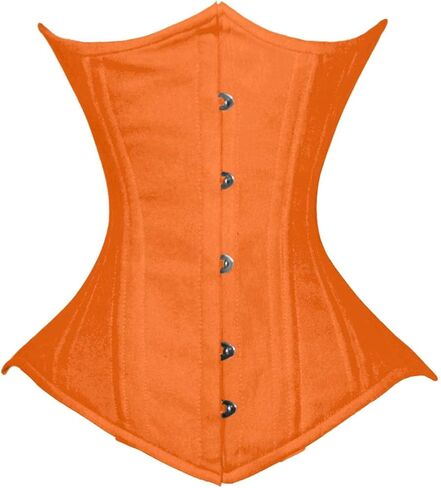 luvsecretlingerie Heavy Duty 26 Double Steel Boned Waist Training Cotton Underbust Shaper Wider Hips Corset #450-C2 in Saudi Arabia