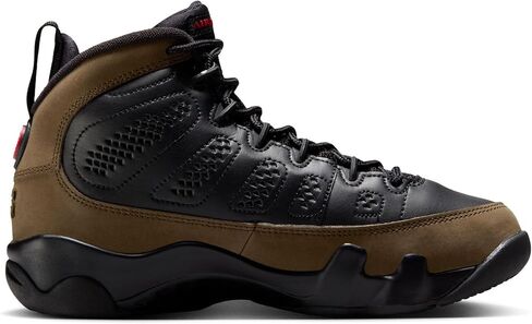 Jordan Big Kid's 9 Retro Black/True Red-Light Olive (HV4574 030) - 5 in Saudi Arabia