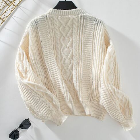 Knit Cardigans for Women Button Down Open Front Sweaters Casual Long Sleeve Sweaters Koose Fit Cardigans in Saudi Arabia