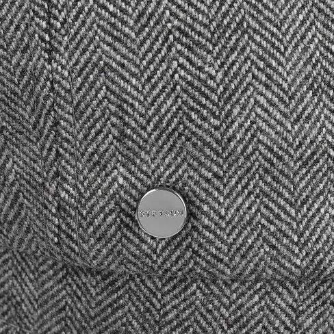 Stetson Hatteras Cashmere Silk Flat Cap Men Gray 7 5/8 in Saudi Arabia