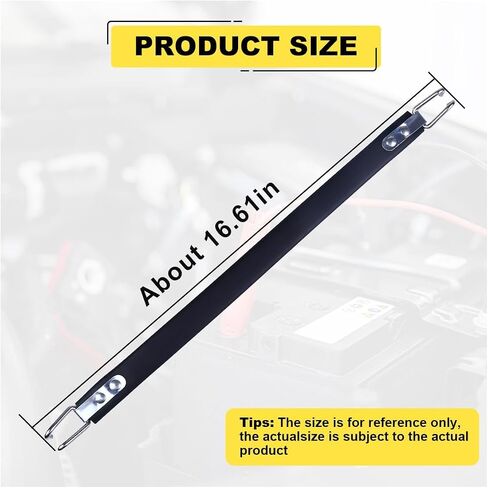 Car Battery Carrier Strap, Metal Automotive Battery Side Lifting Strap, Heavy Duty Car Battery Lifter Mounting Bracket for Most Cars, RVs, SUVs, Trucks (Flat Head) in Saudi Arabia