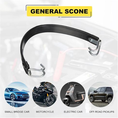 Car Battery Carrier Strap, Metal Automotive Battery Side Lifting Strap, Heavy Duty Car Battery Lifter Mounting Bracket for Most Cars, RVs, SUVs, Trucks (Flat Head) in Saudi Arabia