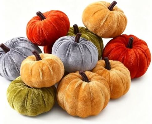 6pcs mini الاصطناعي اليقطين ، مثالي للسقوط الاصطناعي والقرع الهالوين للوح الطاولة ، mantel ، ديكور حفلة العطلات in Saudi Arabia
