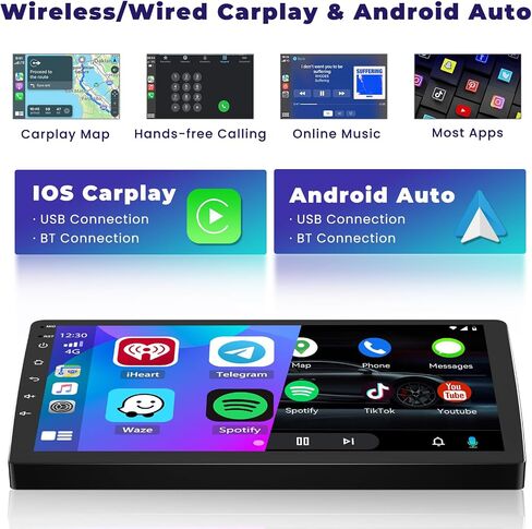 [6G+128G] ستيريو Android جديد من Hikity لسيارة Chevy Aveo Sonic 2011-2015، 9 بوصة 1280x720P HD شاشة لمس لاسلكية Carplay مع كاميرا احتياطية Android Auto WiFi DSP RDS in Saudi Arabia