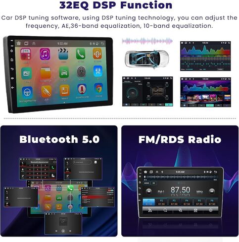 [6G+128G] ستيريو Android جديد من Hikity لسيارة Chevy Aveo Sonic 2011-2015، 9 بوصة 1280x720P HD شاشة لمس لاسلكية Carplay مع كاميرا احتياطية Android Auto WiFi DSP RDS in Saudi Arabia