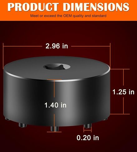 Bonbo 31510 Axle Nut Socket - 9 Pin Hub Nut Socket يناسب GM 2020+ Silverado و Sierra 2500/3500 مع 11.5 "و 12" محور محور عجلات خلفية مزدوجة ، 1/2 "محرك الأقراص in Kuwait