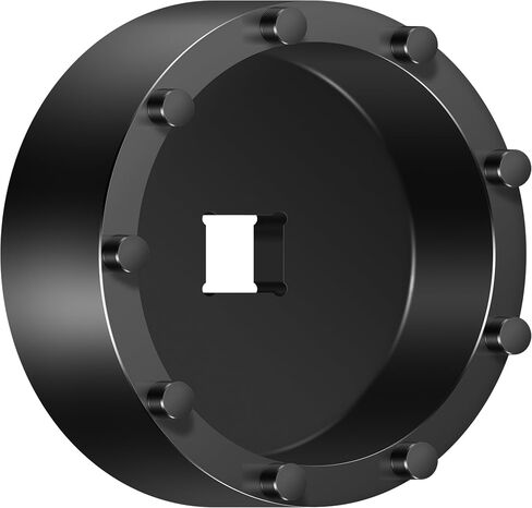 Bonbo 31510 Axle Nut Socket - 9 Pin Hub Nut Socket يناسب GM 2020+ Silverado و Sierra 2500/3500 مع 11.5 "و 12" محور محور عجلات خلفية مزدوجة ، 1/2 "محرك الأقراص in Kuwait