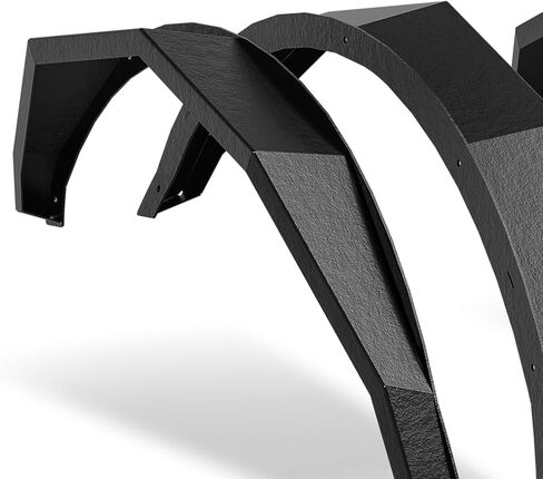 Front & Rear Steel Fender Flares Kit Compatible with 2021 2022 2023 2024 2025 Ford Bronco 2/4 Doors, Off-Road Heavy Duty Wheel Fenders Textured Black Finish (NOT for Bronco Sport or Raptor) in Saudi Arabia