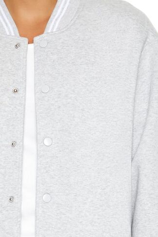 Forever 21 Men Heathered Varsity Bomber Jacket in Saudi Arabia