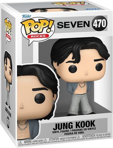 فونكو بوب! الصخور: BTS - Jung Kook - (Seven) - Finyl Figure - فكرة الهدية - البضائع الرسمية - ألعاب للأطفال والكبار - مراوح الموسيقى - نموذج لجامعي وعرض in Kuwait
