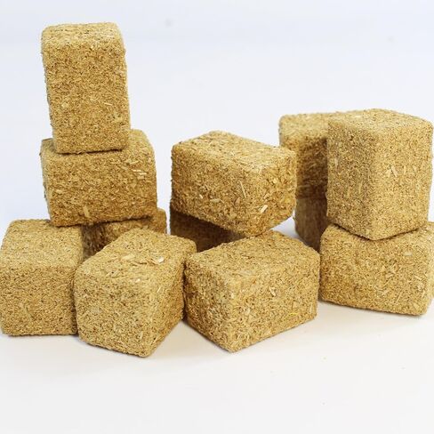 Mini Hay Bales Decorative Straw Bales, 12Pcs Mini Haystack Miniature Hay Bales for Dollhouse, Craft, Farm, Halloween, Table Decor, Autumn Harvest Decoration (12) in Saudi Arabia