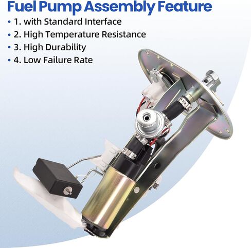 77203-42010 مجموعة وحدة مضخة الوقود متوافقة مع تويوتا RAV4 2.0L 1995-2000 ، استبدل# 23280-74160 83320-49055 مستشعر مستوى وحدة إرسال الوقود in Kuwait