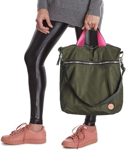 shortyLOVE Wonder Large Crossbody Messenger Bag - Womens Stylish Nylon Travel Handbag with 55" Adjustable Removable Strap in Saudi Arabia