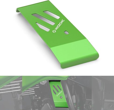 NICECNC CNC Motorcycle Fuse Enclosure Protector Fuse Box Protector Shield Compatible with Kawasaki KLR650 2008-2018, Aluminum, Anodization, Green in Saudi Arabia