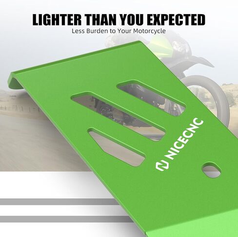 NICECNC CNC Motorcycle Fuse Enclosure Protector Fuse Box Protector Shield Compatible with Kawasaki KLR650 2008-2018, Aluminum, Anodization, Green in Saudi Arabia