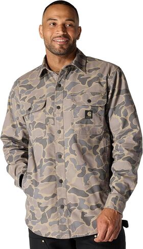 قميص Carhartt رجالي متين ومريح ومبطن بالصوف من القماش من Jac in Saudi Arabia