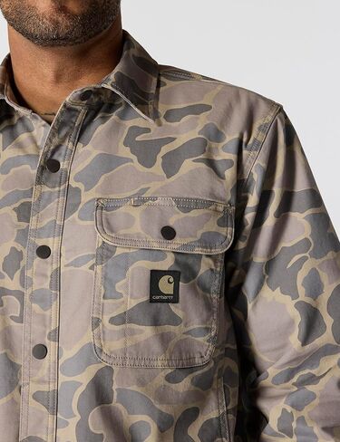 قميص Carhartt رجالي متين ومريح ومبطن بالصوف من القماش من Jac in Saudi Arabia