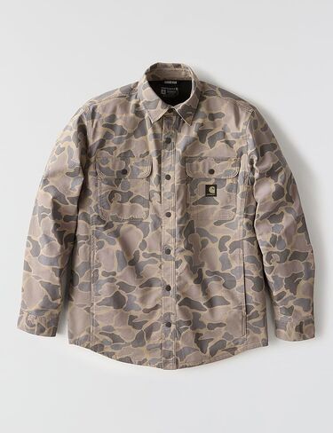 قميص Carhartt رجالي متين ومريح ومبطن بالصوف من القماش من Jac in Saudi Arabia