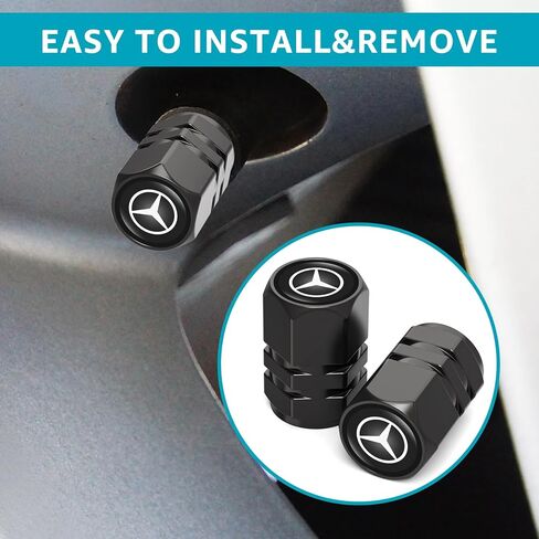 للحصول على أغطية جذع لـ BMW M ، أغطية صمام إطارات Car Car Car متوافقة مع BMW M M2 M5 M6 M6 M8 X1 X2 X3 X5 X6 M135I M240I Z4 328I X7 ، Black in Kuwait