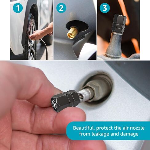 للحصول على أغطية جذع لـ BMW M ، أغطية صمام إطارات Car Car Car متوافقة مع BMW M M2 M5 M6 M6 M8 X1 X2 X3 X5 X6 M135I M240I Z4 328I X7 ، Black in Kuwait