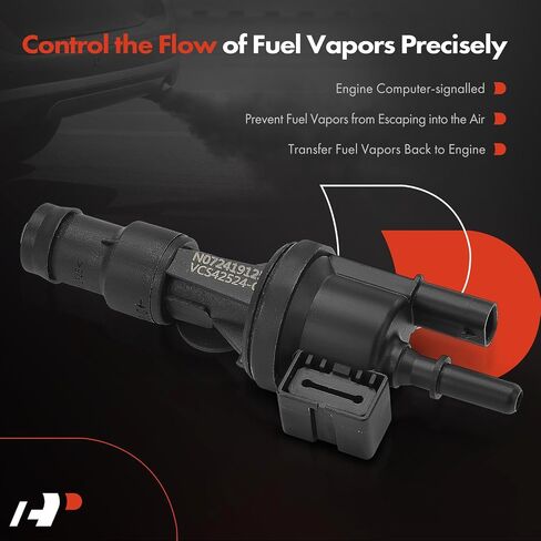 A-Premium Vapor Canister Vent Vent Valve متوافق مع Mini Cooper 2014-2019 ، Cooper Clubman 2016-2019 و BMW X1 2016-2023 ، X2 2018-2023 ، 220i 2017-2018 ، 1.5L 2.0L 2.0L in Saudi Arabia