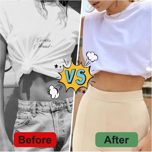 2 PCS قميص Tuck Band Women ، شريط محاصيل قابل للتعديل لقيام القمصان البطن المتسربات المرنة لتغيير نمط قميصك الأعلى حزام للنساء in Saudi Arabia