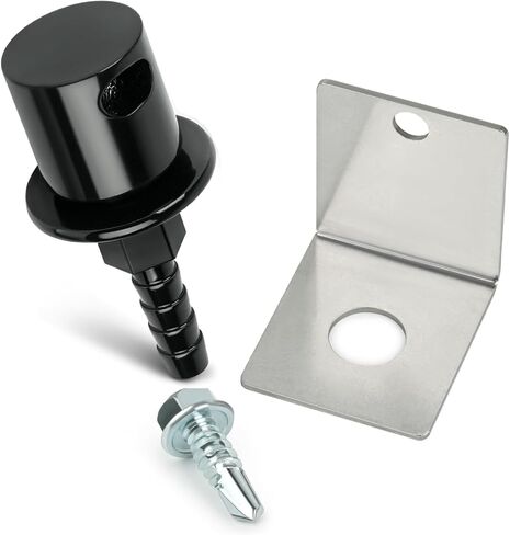Remote Mount Fuel Tank Vent Valve Kit, 5/16" Barb Rollover Check Valve with Bracket, Detachable Vent Line Replacement, Compatible with 19-174 Upgrade – White in Saudi Arabia