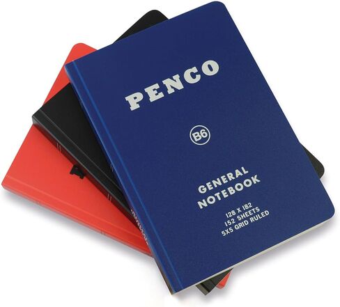 HIGHTIDE Hi Tide Penko Notebook B7 Square Red CN158 in Saudi Arabia