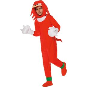 Spirit Halloween Sonic the Hedgehog Kids Knuckles Union Suit Costume | Officially Licensed | Gaming Costumes in Saudi Arabia