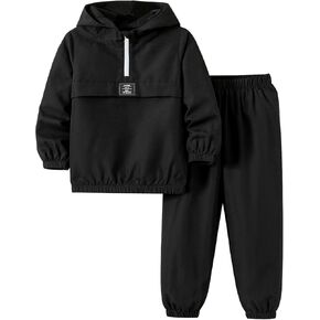 Boys Little Kids Spring Autumn New Long Sleeve Pants Casual Simple Cool Daily Wear Two Pieces in Saudi Arabia