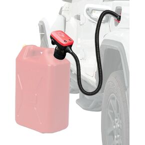 KEMIMOTO Rechargeable Fuel Transfer Pump with Automatic Shut-Off Sensor, Transfer Pump Portable 41" Hose with 3 Can Adapters, 3.2 GPM Gas Can Pump for Oil, Diesel, Gasoline in Kuwait