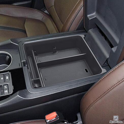منظم وحدة التحكم المركزية متوافق مع Honda Pilot 2023 2024 2025، 2024 Honda Ridgeline/ملحقات جواز السفر، صينية وحدة التحكم ومسند الذراع ABS وحاوية العملات المعدنية صندوق تخزين ثانوي، أسود in Saudi Arabia