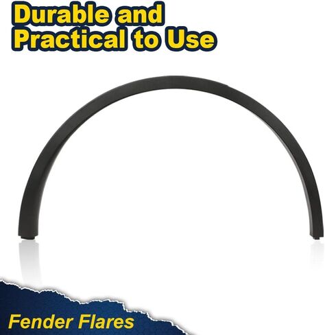 G-PLUS Fender Flares Compatible With 2020 2021 2022 2023 2024 Tesla Model Y MY, Wheel Fender Arch Molding Trim 149416400B,149418800B Black (Front Right Passenger Side) in Saudi Arabia