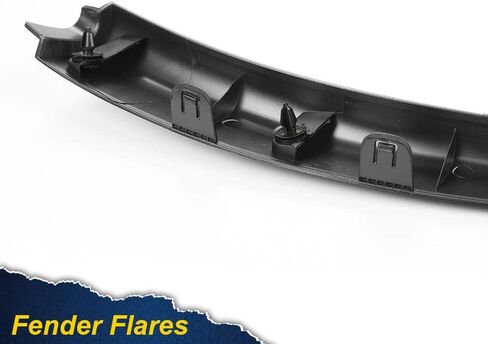 G-PLUS Fender Flares Compatible With 2020 2021 2022 2023 2024 Tesla Model Y MY, Wheel Fender Arch Molding Trim 149416400B,149418800B Black (Front Right Passenger Side) in Saudi Arabia