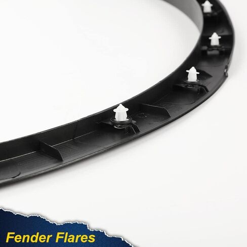 G-PLUS Fender Flares Compatible With 2020 2021 2022 2023 2024 Tesla Model Y MY, Wheel Fender Arch Molding Trim 149416400B,149418800B Black (Front Right Passenger Side) in Saudi Arabia